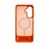 Evelatus Samsung Galaxy A17 4G / A17 5G Gummiertes MagSafe Case mit Standfuß Orange