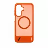 Evelatus Samsung Galaxy A17 4G / A17 5G Gummiertes MagSafe Case mit Standfuß Orange