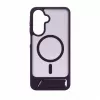 Evelatus Samsung Galaxy A17 4G / A17 5G Gummiertes MagSafe Case mit Standfuß Lila