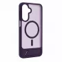 Evelatus Samsung Galaxy A17 4G / A17 5G Gummiertes MagSafe Case mit Standfuß Lila