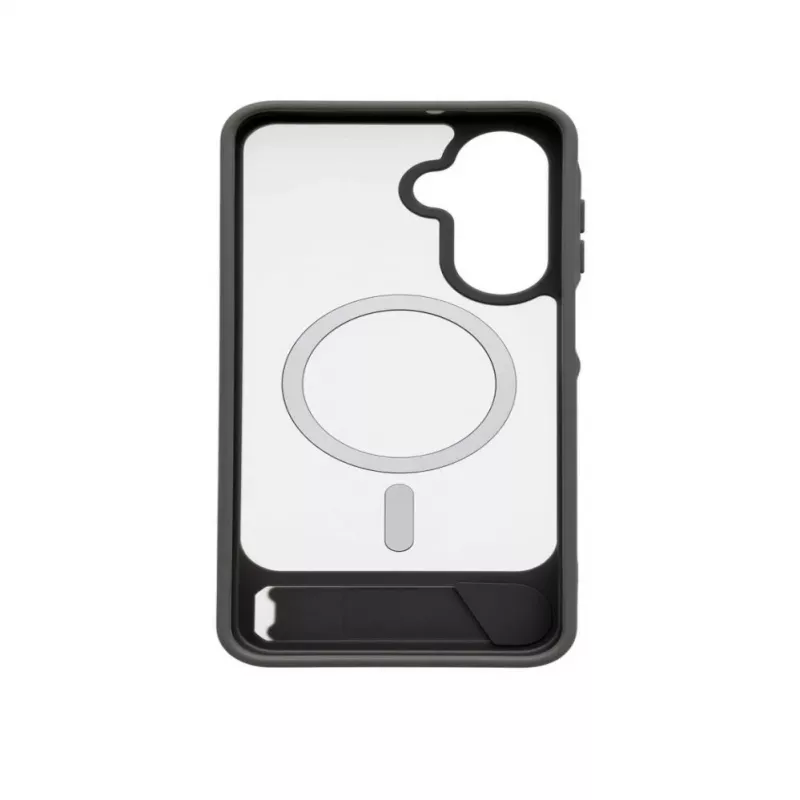 Evelatus Samsung Galaxy A17 4G / A17 5G Gummiertes MagSafe Case mit Standfuß Rauchgrau