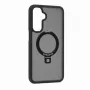 Evelatus Samsung Galaxy A17 4G / A17 5G Schutzcase mit MagSafe & Stand Mattring Schwarz