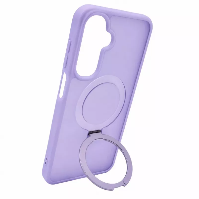 Evelatus Samsung Galaxy A17 4G / A17 5G Shield-Hülle mit MagSafe & Ständer, matter Ring, Lavendel-Lila