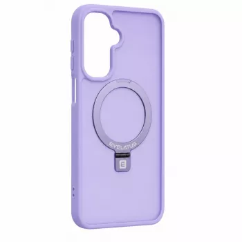 Evelatus Samsung Galaxy A17 4G / A17 5G Shield-Hülle mit MagSafe & Ständer, matter Ring, Lavendel-Lila