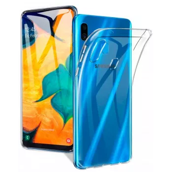 Evelatus Samsung Galaxy A20 Silikonhülle Transparent