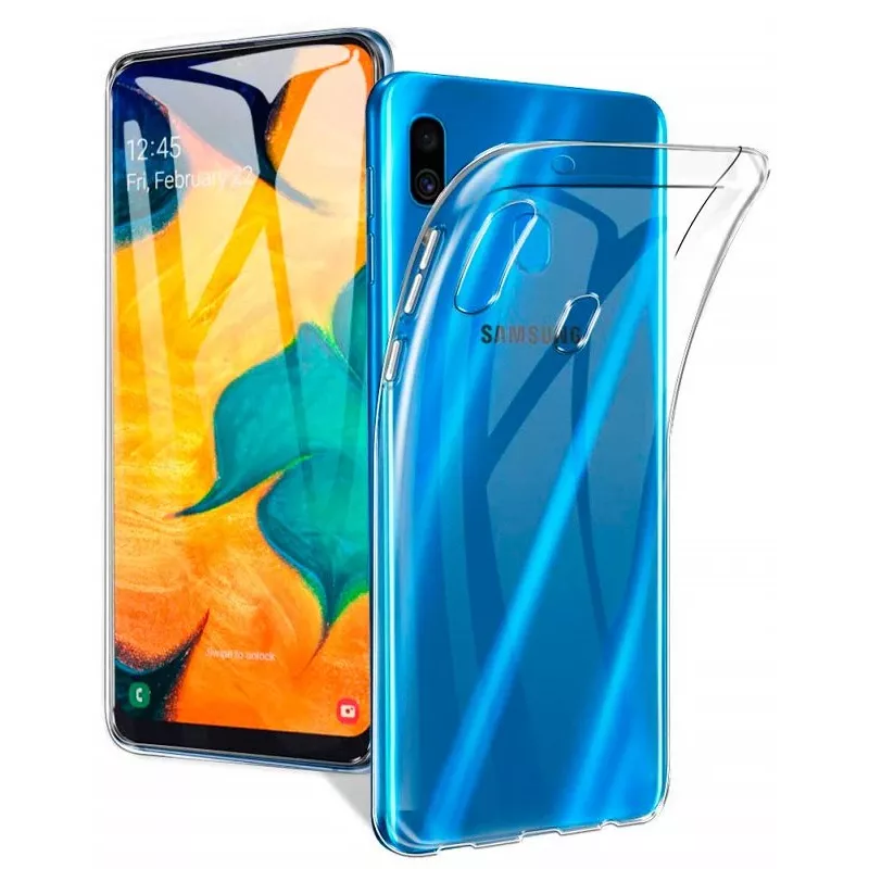 Evelatus Samsung Galaxy A20 Silikonhülle Transparent
