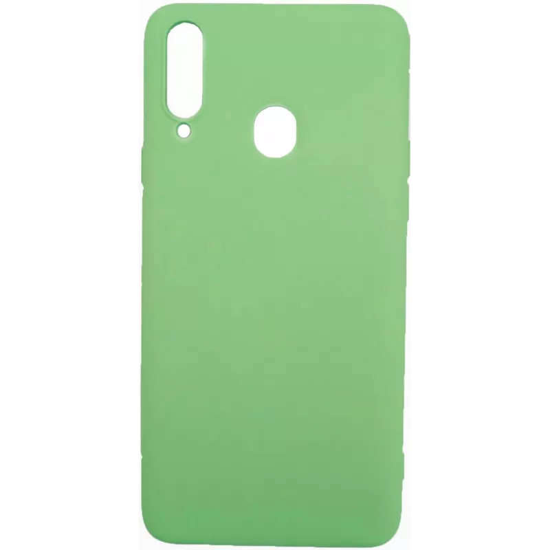 Evelatus Samsung Galaxy A20s Nano Silicone Case Soft Touch TPU Green