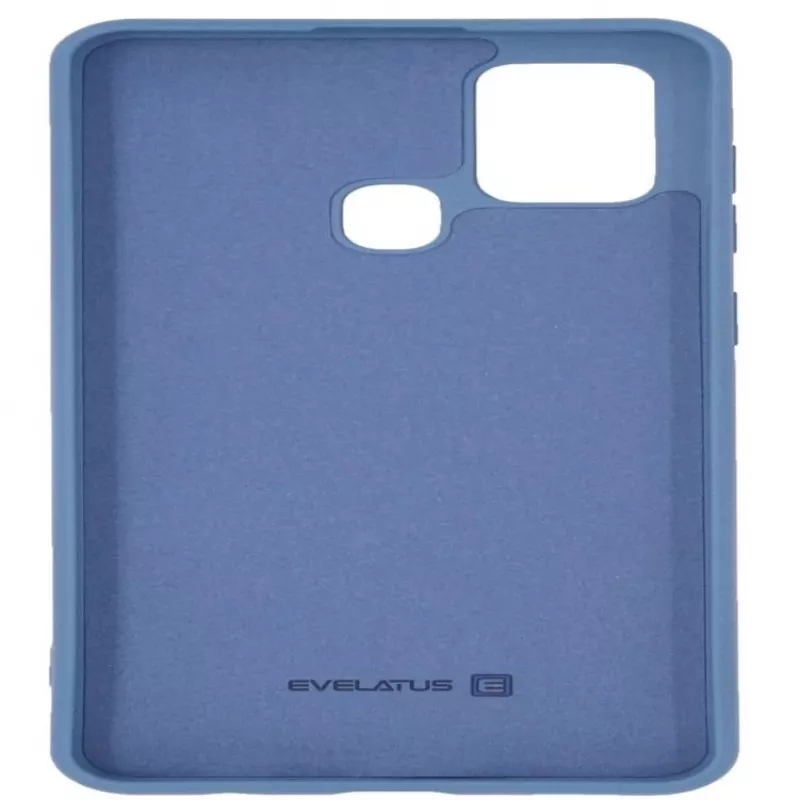 Evelatus Samsung Galaxy A21s Nano Silicone Case Soft Touch TPU Blau