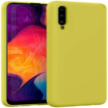 Evelatus Samsung Galaxy A30s/A50/A50s Nano Silicone Case Soft Touch TPU Gelb