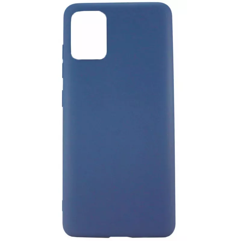 Evelatus Samsung Galaxy A31 Nano Silicone Case Soft Touch TPU Blau