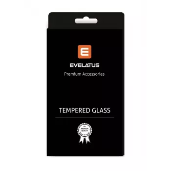 Evelatus Samsung Galaxy A32 5G / A12 / M12 2.5D Vollabdeckung Japan-Kleber Glas Antistatisch Displayschutz