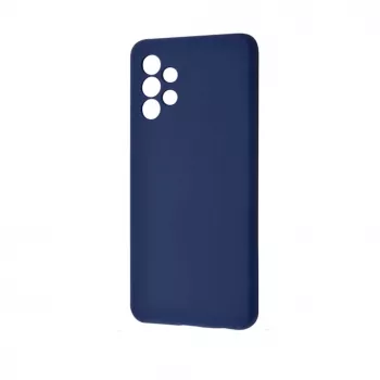Evelatus Samsung Galaxy A32 Nano Silikon Hülle Soft Touch TPU Mitternachtsblau