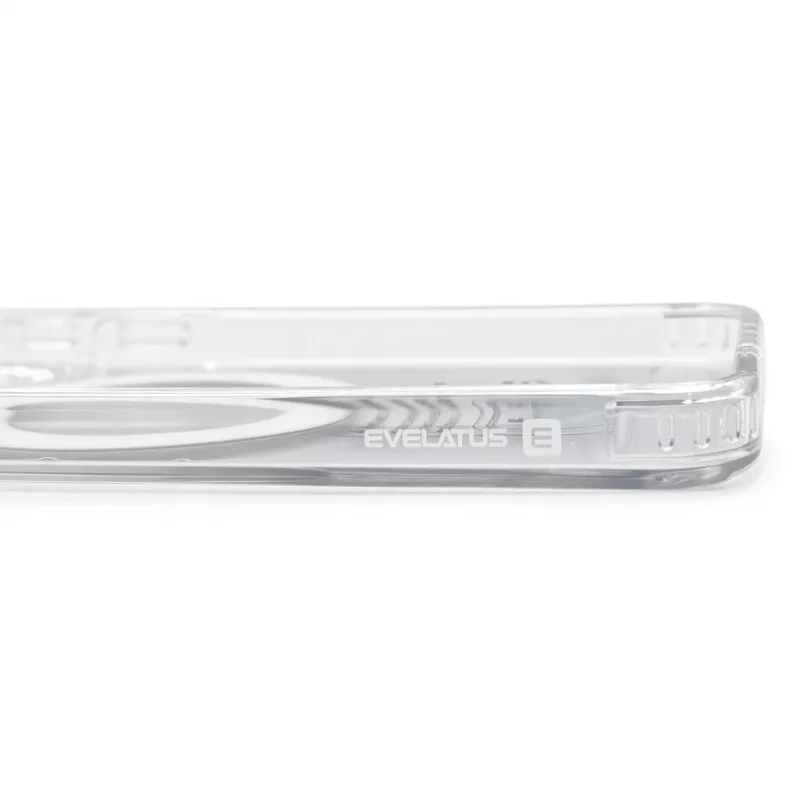 Evelatus Samsung Galaxy A37 / A36 Hybrid-Hülle mit MagSafe PC+TPU 360 Metallständer Transparent
