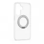 Evelatus Samsung Galaxy A37 / A36 Hybrid-Hülle mit MagSafe PC+TPU 360 Metallständer Transparent