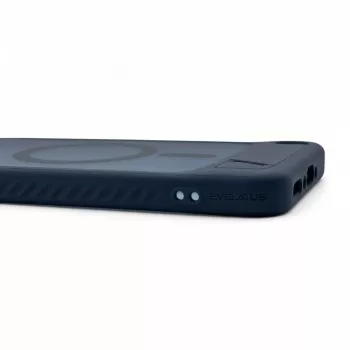 Evelatus Samsung Galaxy A37 / A36 Gummiertes MagSafe Case mit Standfuß Navy Blue