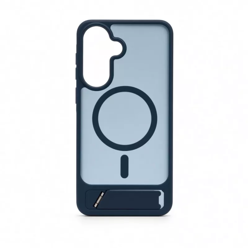 Evelatus Samsung Galaxy A37 / A36 Gummiertes MagSafe Case mit Standfuß Navy Blue