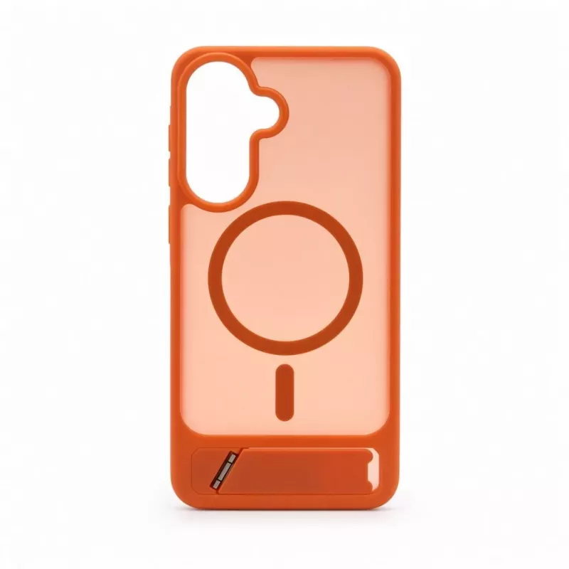 Evelatus Samsung Galaxy A37 / A36 Gummiertes MagSafe Case mit Standfuß Orange