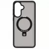 Evelatus Samsung Galaxy A37 / A36 Schutzhülle mit MagSafe & Ständer, matter Ring, Schwarz