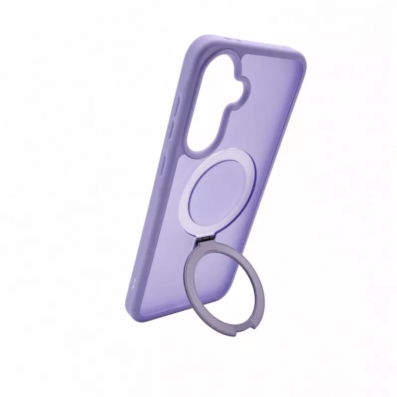 Evelatus Samsung Galaxy A37 / A36 Shield Case mit MagSafe & Ständer Matt Ring Lavendel Lila
