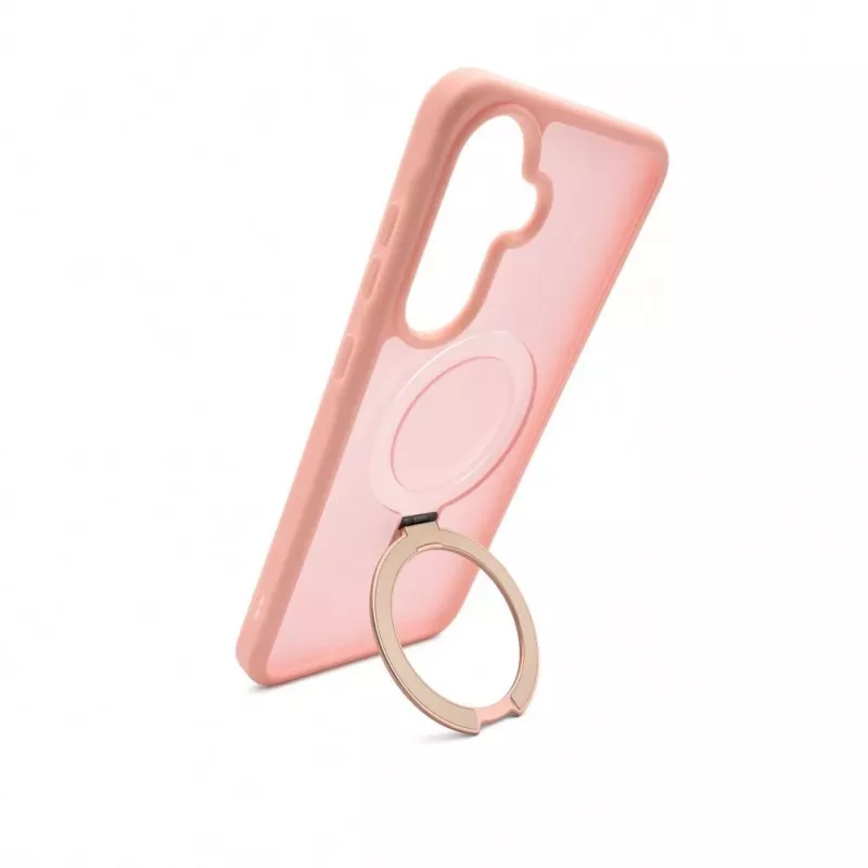 Evelatus Samsung Galaxy A37 / A36 Shield Case mit MagSafe & Ständer, Matt, Hellrosa