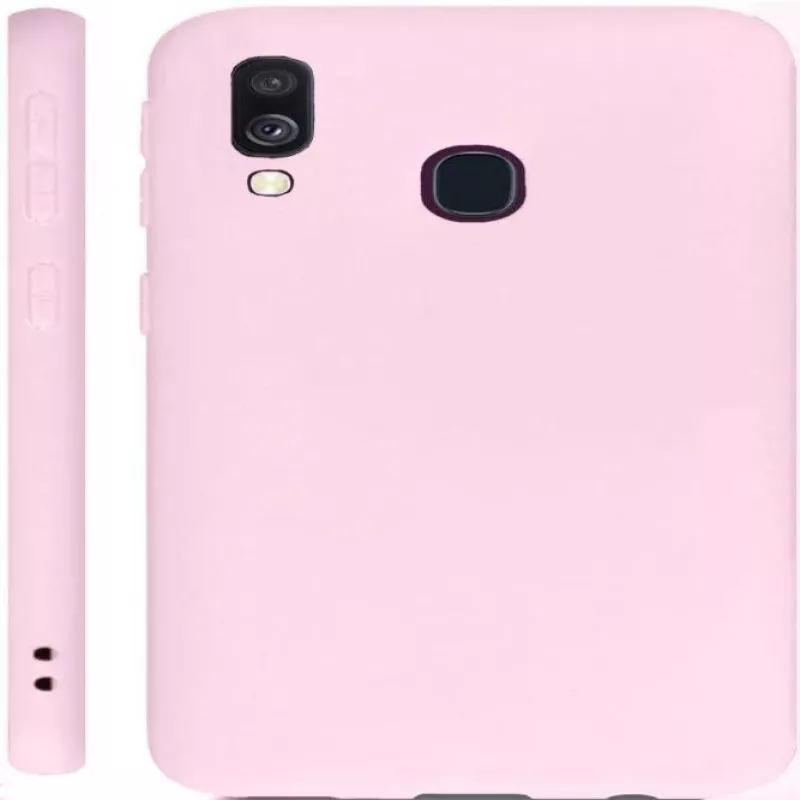 Evelatus Samsung Galaxy A40 Nano Silikon Hülle Soft Touch TPU Beige
