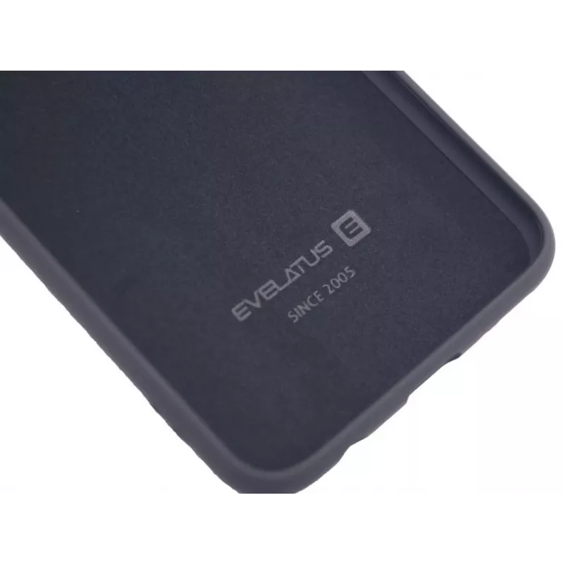 Evelatus Samsung Galaxy A40 Nano-Silikon-Hülle Soft Touch TPU Schwarz