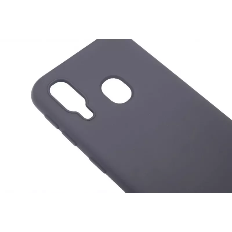 Evelatus Samsung Galaxy A40 Nano-Silikon-Hülle Soft Touch TPU Schwarz