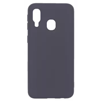 Evelatus Samsung Galaxy A40 Nano-Silikon-Hülle Soft Touch TPU Schwarz