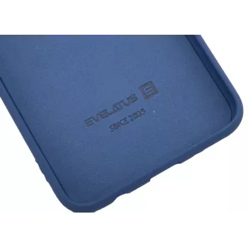 Evelatus Samsung Galaxy A40 Nano Silikon Hülle Soft Touch TPU Dunkelblau