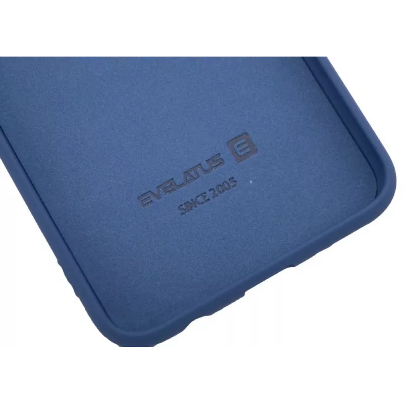 Evelatus Samsung Galaxy A40 Nano Silikon Hülle Soft Touch TPU Dunkelblau
