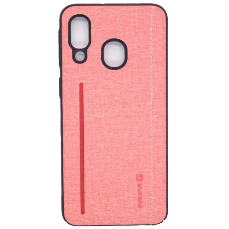 Evelatus Samsung Galaxy A40 Silikon-Rückseitenhülle Pink