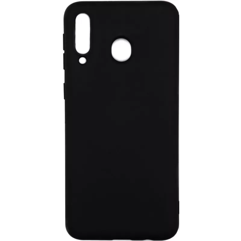 Evelatus Samsung Galaxy A40s Nano Silicone Case Soft Touch TPU Black