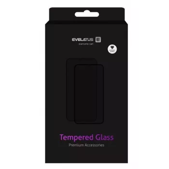 Evelatus Samsung Galaxy A41 0,33 mm flaches klares Panzerglas Display-Schutz mit japanischem Kleber und antistatischer Beschichtung