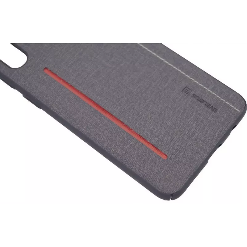Evelatus Samsung Galaxy A50 / A30s / A50s Silikon-Rückseitenhülle Schwarz