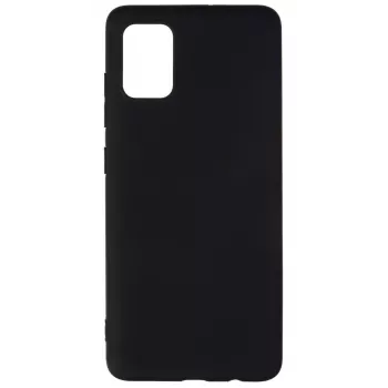 Evelatus Samsung Galaxy A51 Nano-Silikon-Hülle Soft Touch TPU Schwarz