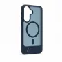 Evelatus Samsung Galaxy A57 Gummiertes MagSafe Case mit Standfuß Marineblau