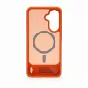 Evelatus Samsung Galaxy A57 Gummiertes MagSafe Case mit Standfuß Orange