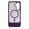 Evelatus Samsung Galaxy A57 Gummiertes MagSafe Case mit Standfuß Lila