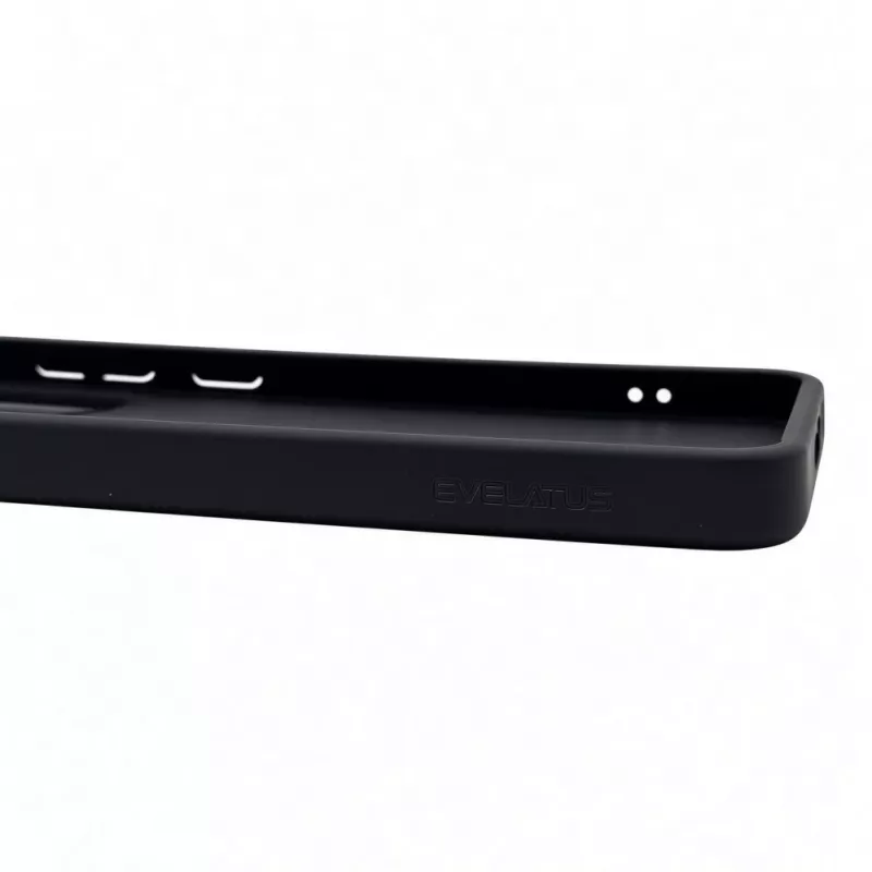 Evelatus Samsung Galaxy A57 Shield Case mit MagSafe & Stand Matt Ring Schwarz