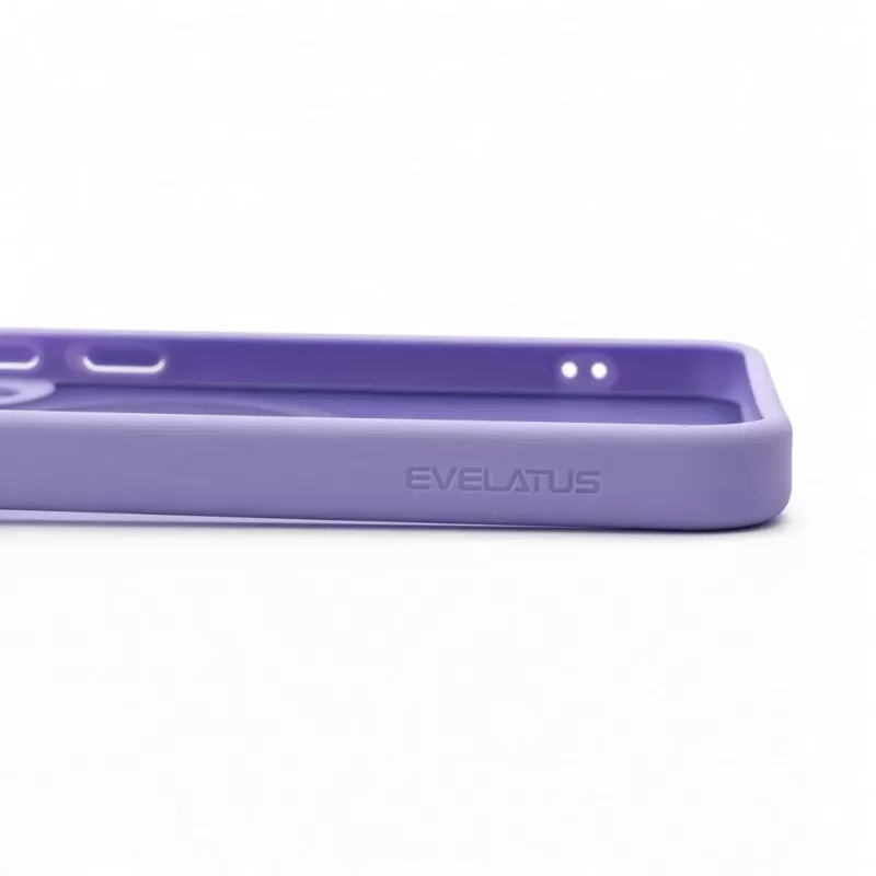 Evelatus Samsung Galaxy A57 Shield Case mit MagSafe & Stand, matter Ring, Lavendel-Lila