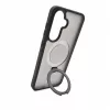 Evelatus Samsung Galaxy A57 Shield-Hülle mit MagSafe & Ständer, matter Ring, Rauchgrau