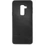 Evelatus Samsung Galaxy A6+ (2018) TPU Rückseitenabdeckung mit Metallplatte für magnetische Handyhalterung, Schwarz