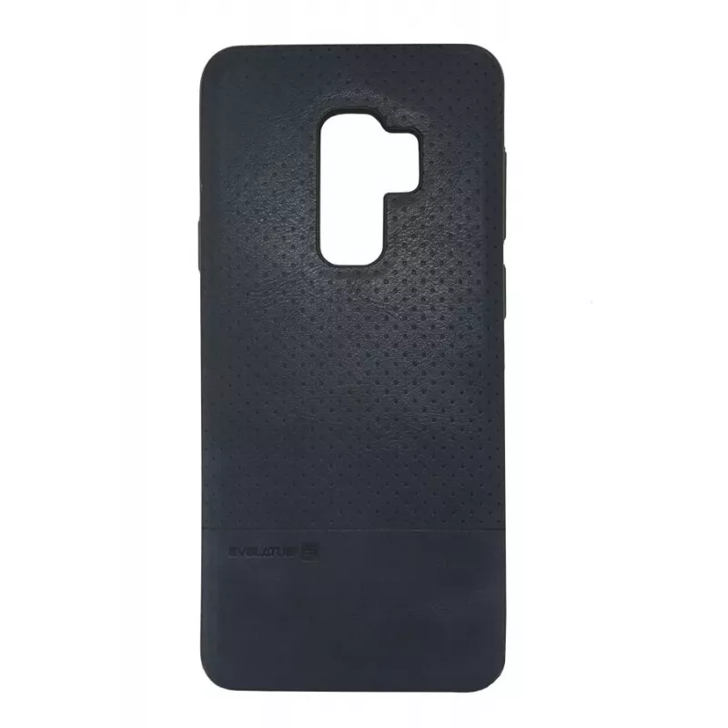 Evelatus Samsung Galaxy A6 2018 TPU-Hülle mit Metallplatte für magnetische Handyhalterung, Blau