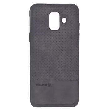 Evelatus Samsung Galaxy A6 2018 TPU Case mit Metallplatte für magnetische Handyhalterung Schwarz