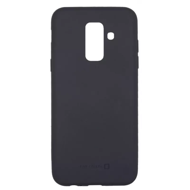Evelatus Samsung Galaxy A6 Plus 2018 Nano Silicone Case Soft Touch TPU Black