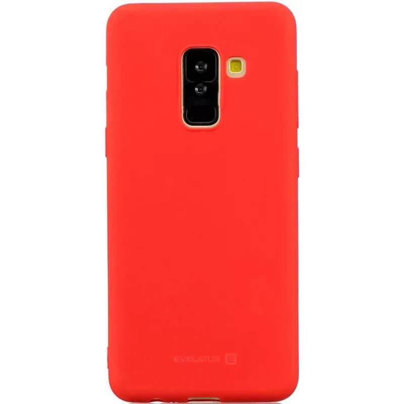 Evelatus Samsung Galaxy A6 Plus 2018 Nano Silicone Case Soft Touch TPU Rot