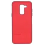 Evelatus Samsung Galaxy A6 Plus 2018 TPU-Hülle mit Metallplatte für magnetische Handyhalterung Rot