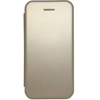 Evelatus Samsung Galaxy A7 2018 Buchhülle Gold