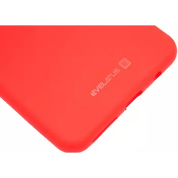 Evelatus Samsung Galaxy A7 2018 Nano Silicone Case Soft Touch TPU Red
