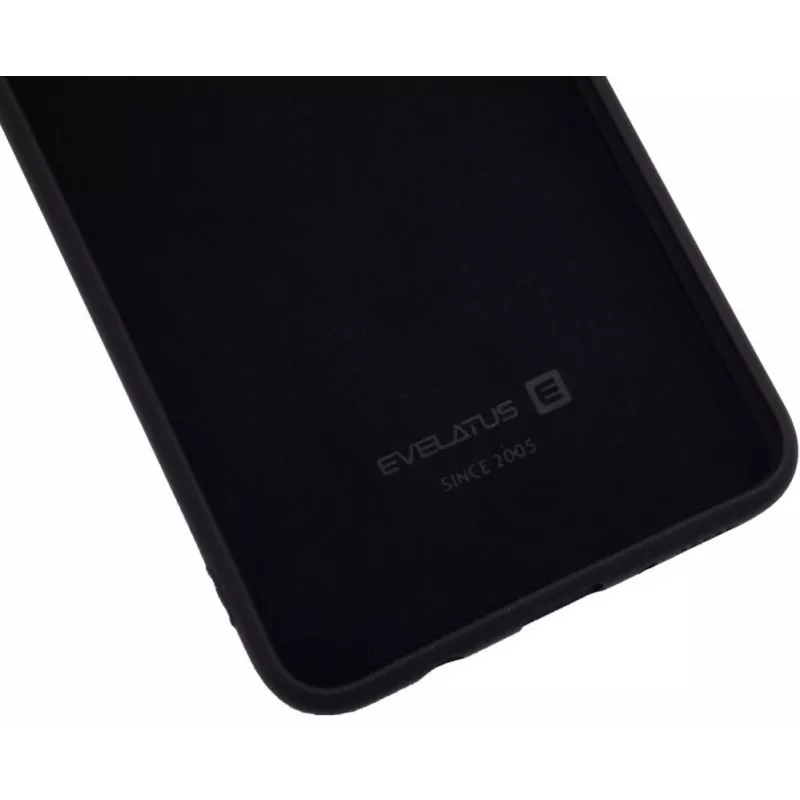 Evelatus Samsung Galaxy A70 Nano Silicone Case Soft Touch TPU Schwarz